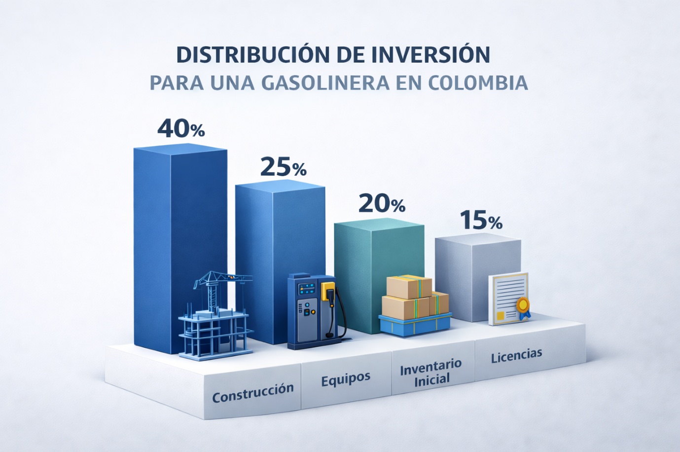 montar gasolinera colombia